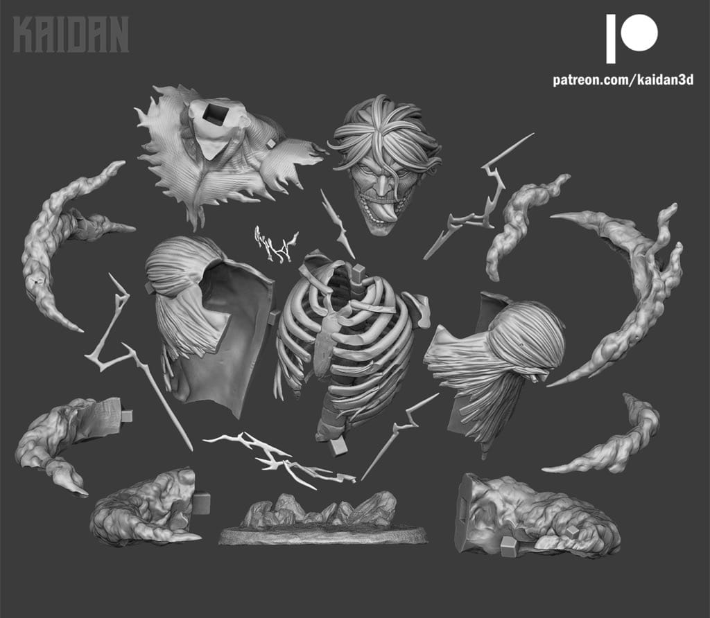 P站图纸印象馆 Kaidan 进击的巨人 Kaidan 进击的巨人