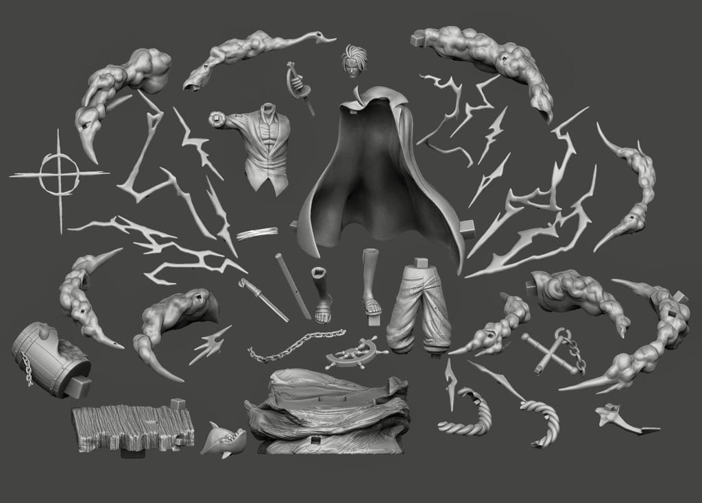 P站图纸印象馆 Kaidan 海贼王红发海贼团船长香克斯 Kaidan 海贼王红发海贼团船长香克斯