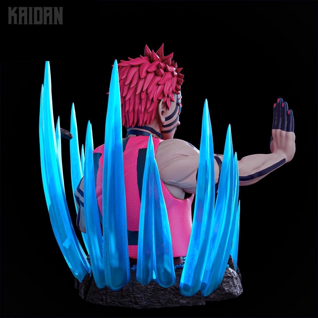 P站图纸印象馆 Kaidan 鬼灭之刃猗窝座半身像 Kaidan 鬼灭之刃猗窝座半身像