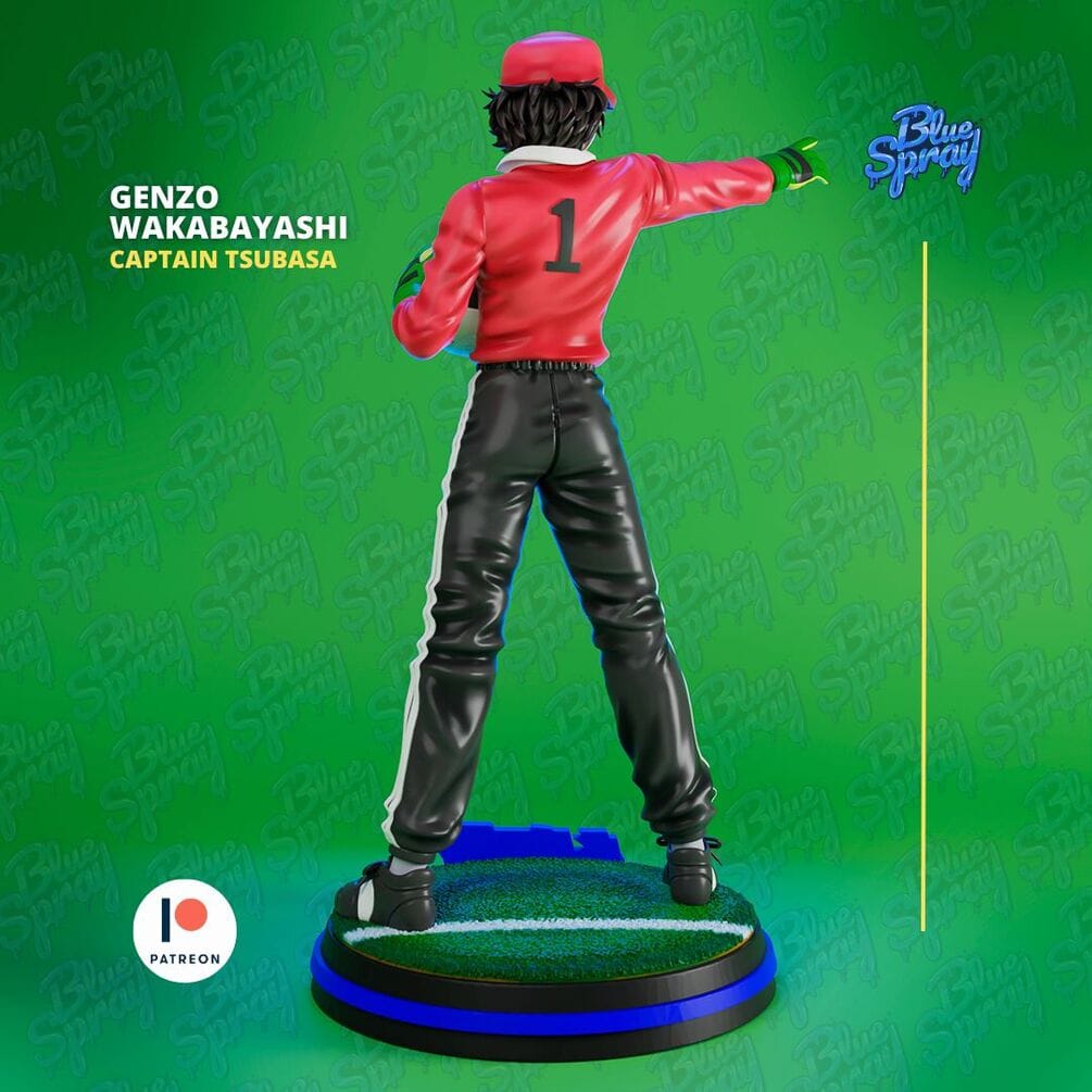 P站图纸印象馆 Blue Spray 足球小将 若林源三 Blue Spray 足球小将 若林源三