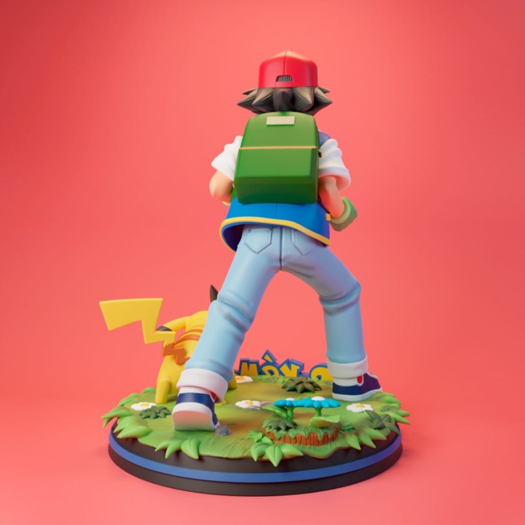 P站图纸印象馆 Blue Spray 宠物小精灵 小智和皮卡丘 Blue Spray 宠物小精灵 小智和皮卡丘