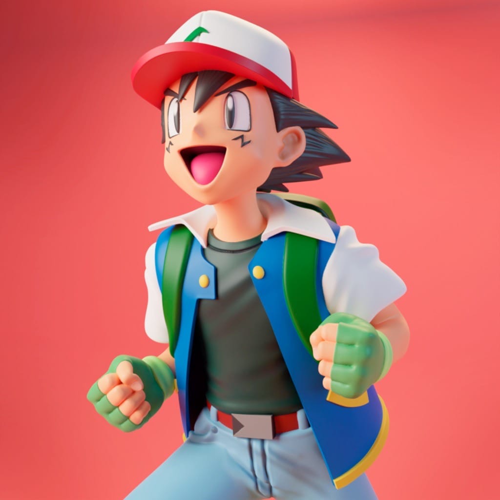 P站图纸印象馆 Blue Spray 宠物小精灵 小智和皮卡丘 Blue Spray 宠物小精灵 小智和皮卡丘