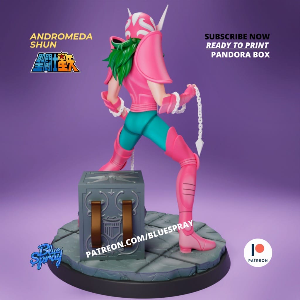 P站图纸印象馆 Blue Spray 圣斗士星矢 舜 Blue Spray 圣斗士星矢 舜