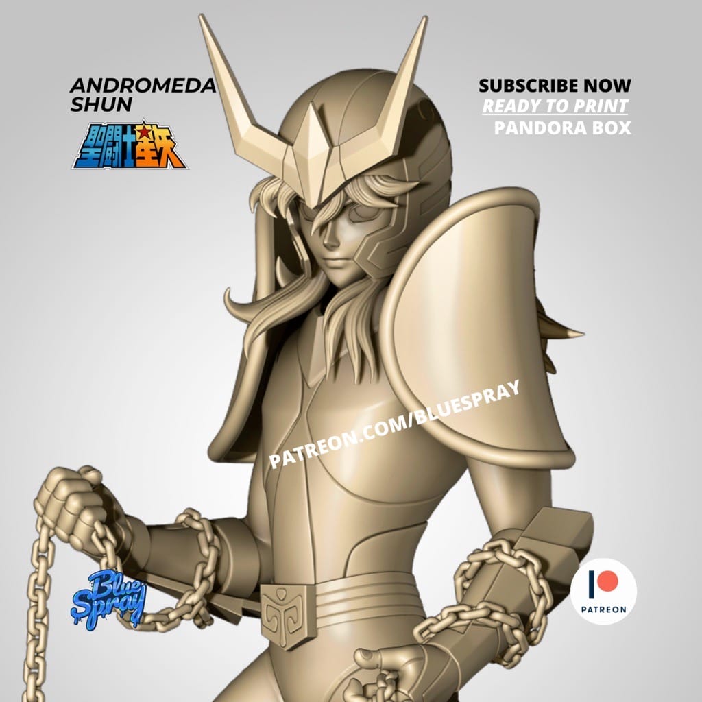 P站图纸印象馆 Blue Spray 圣斗士星矢 舜 Blue Spray 圣斗士星矢 舜