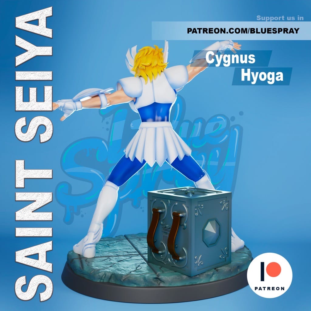 P站图纸印象馆 Blue Spray 圣斗士星矢 冰河 Blue Spray 圣斗士星矢 冰河