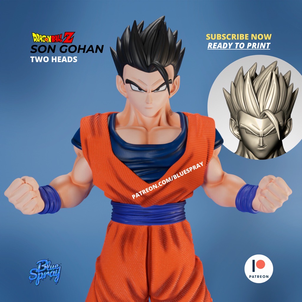 P站图纸印象馆 Blue Spray 七龙珠 孙悟饭 Blue Spray 七龙珠 孙悟饭