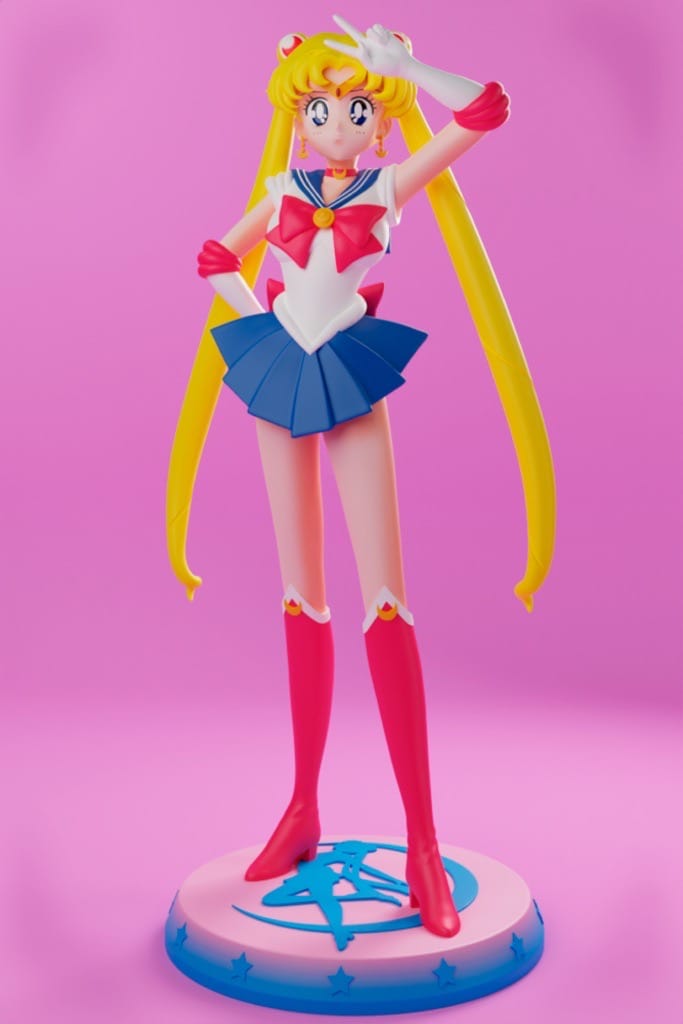 P站图纸印象馆 Blue Spray 美少女战士 水兵月 Blue Spray 美少女战士 水兵月