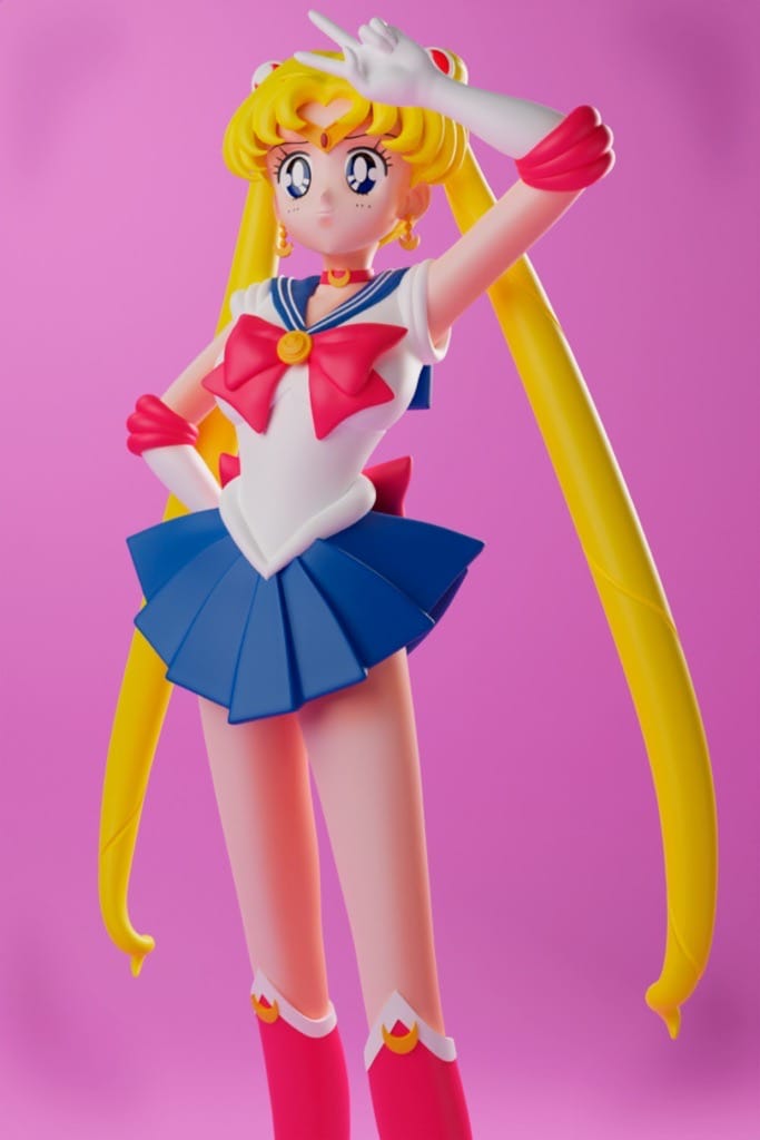 P站图纸印象馆 Blue Spray 美少女战士 水兵月 Blue Spray 美少女战士 水兵月