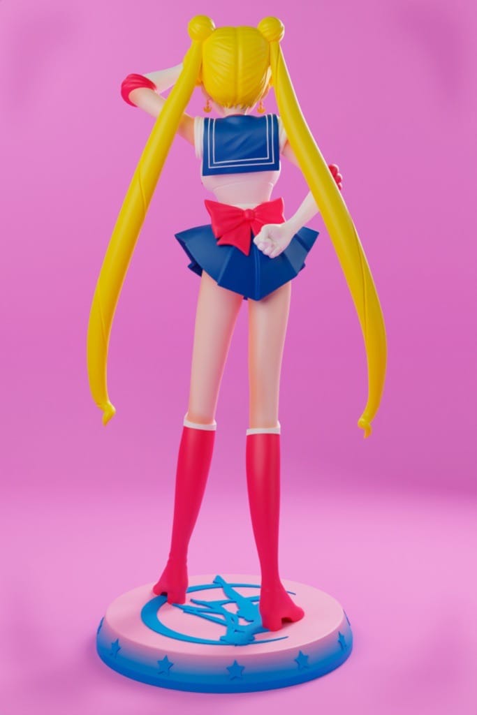 P站图纸印象馆 Blue Spray 美少女战士 水兵月 Blue Spray 美少女战士 水兵月