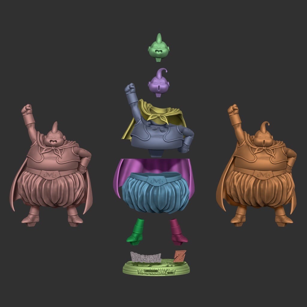 P站图纸印象馆 Blue Spray 龙珠 魔人布欧 Blue Spray 龙珠 魔人布欧