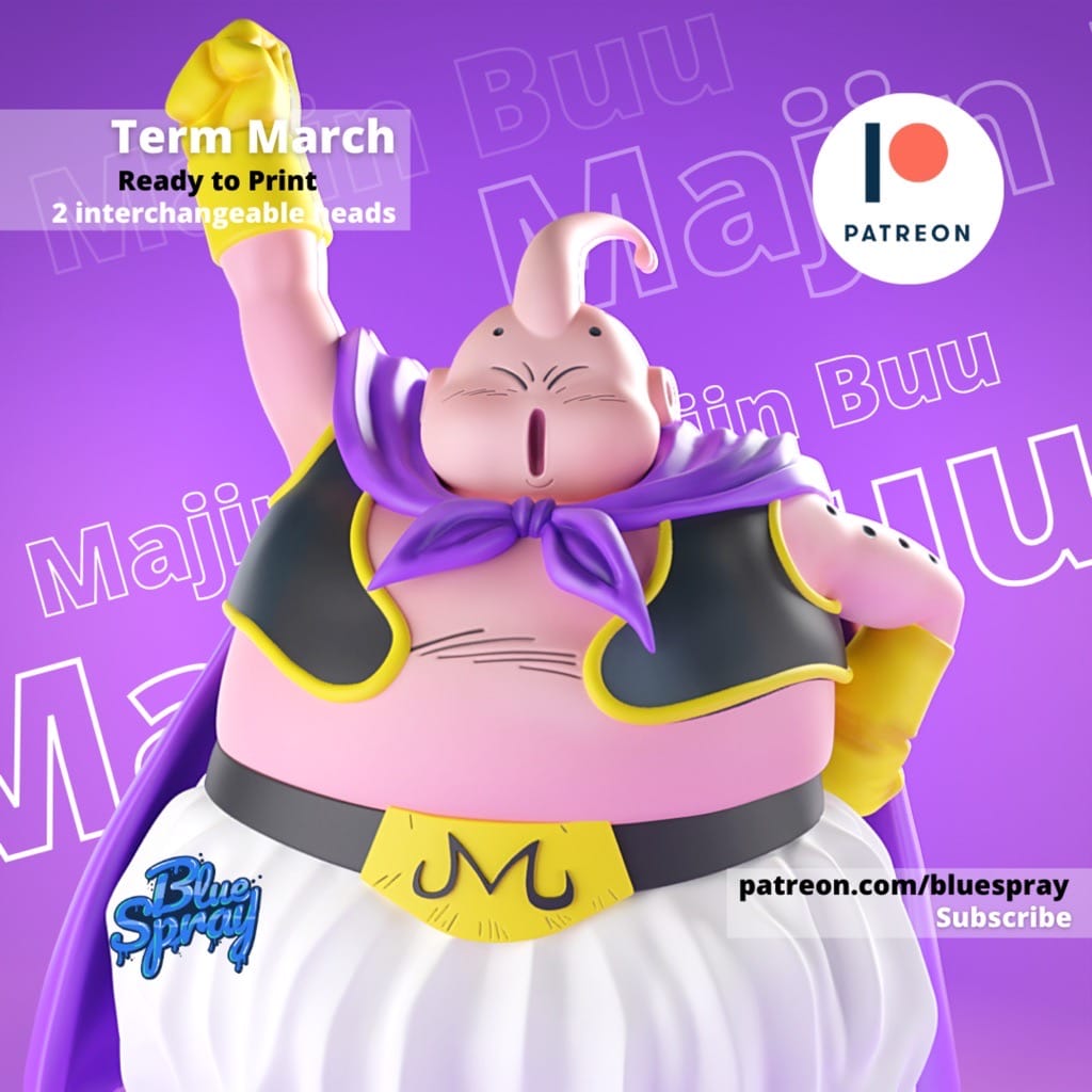 P站图纸印象馆 Blue Spray 龙珠 魔人布欧 Blue Spray 龙珠 魔人布欧