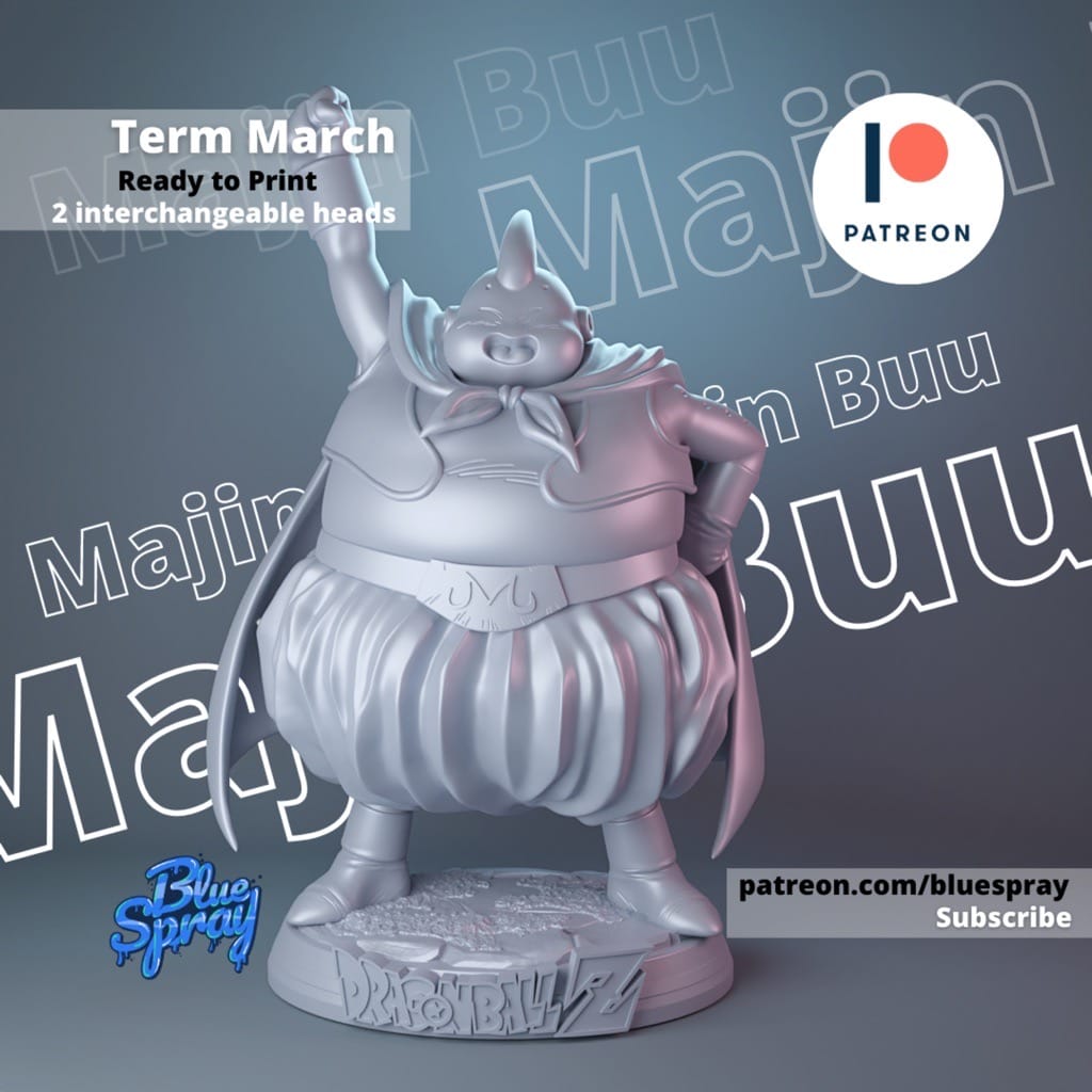 P站图纸印象馆 Blue Spray 龙珠 魔人布欧 Blue Spray 龙珠 魔人布欧