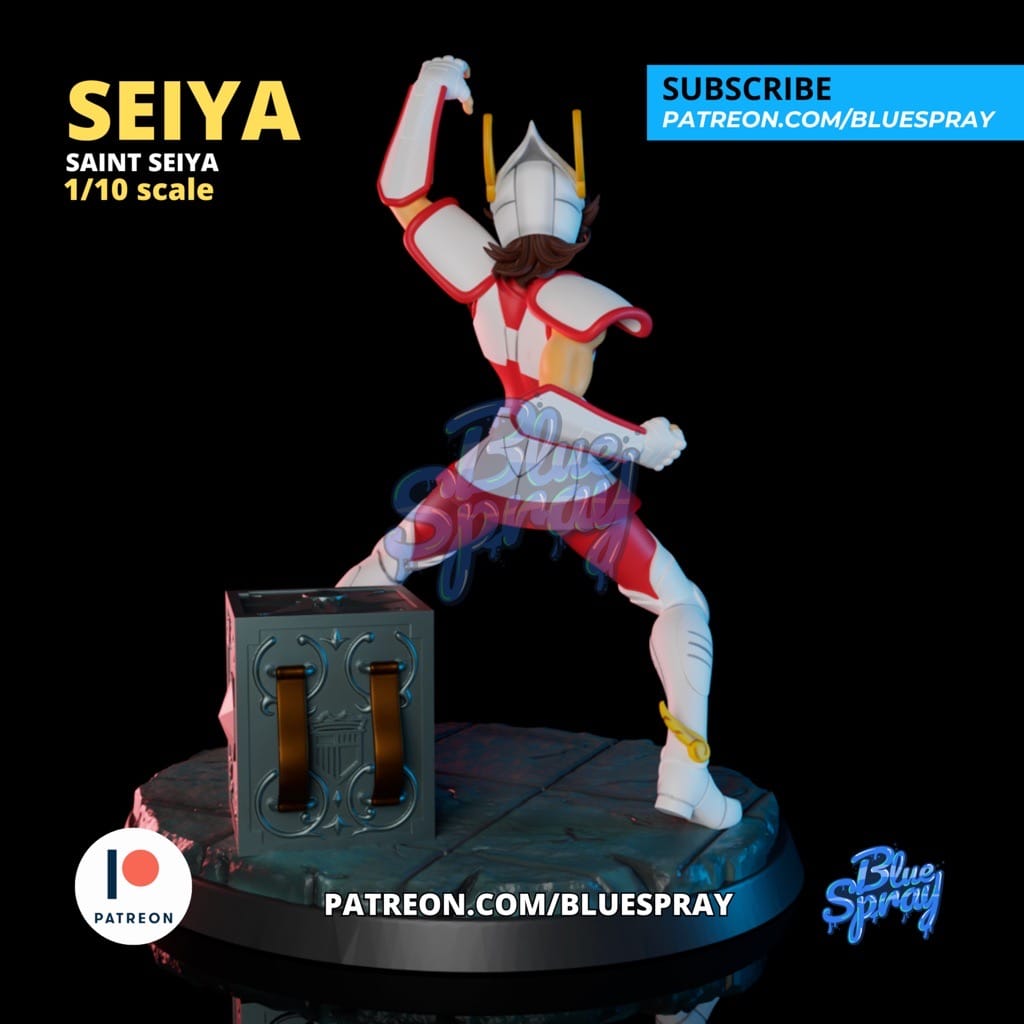 P站图纸印象馆 Blue Spray 圣斗士星矢 星矢 Blue Spray 圣斗士星矢 星矢