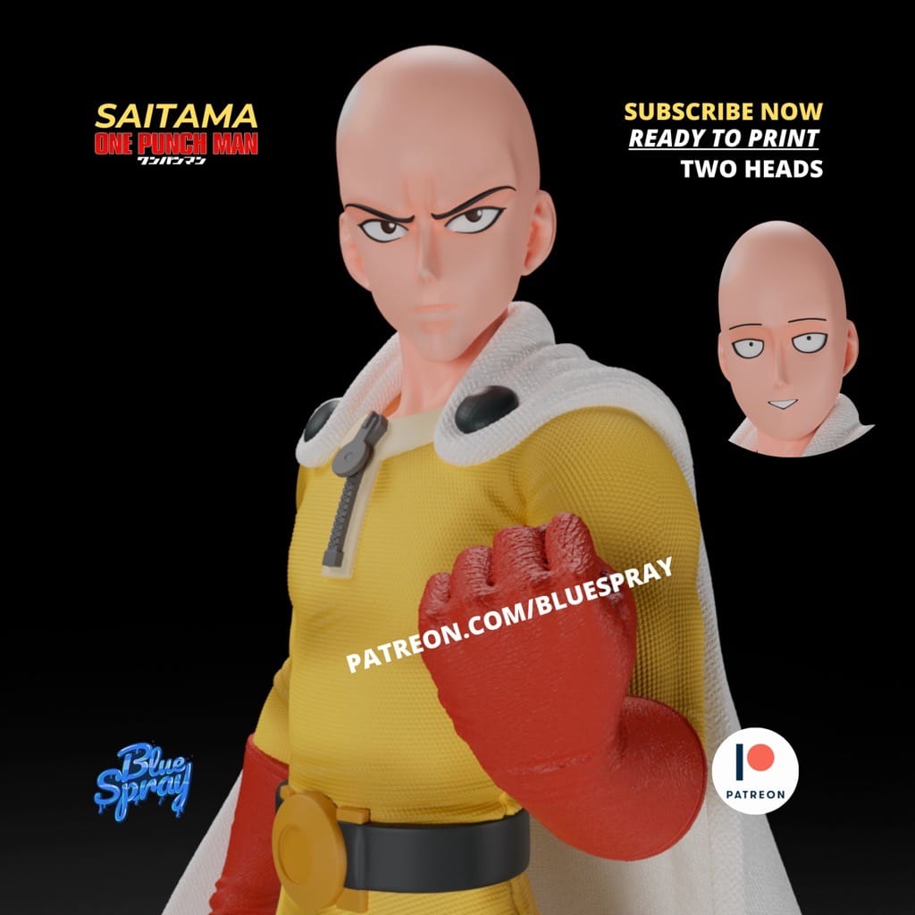 P站图纸印象馆 Blue Spray 一拳超人 琦玉 Blue Spray 一拳超人 琦玉