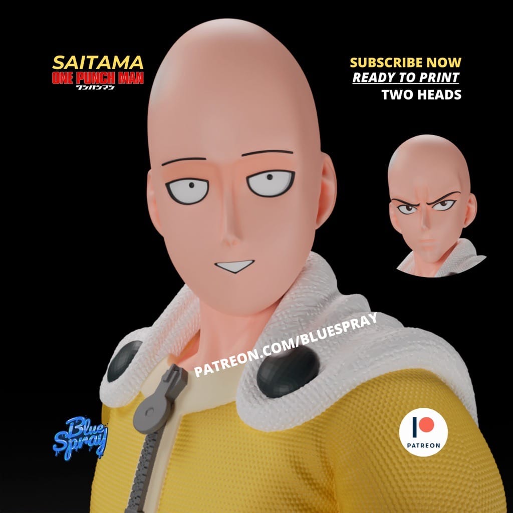 P站图纸印象馆 Blue Spray 一拳超人 琦玉 Blue Spray 一拳超人 琦玉