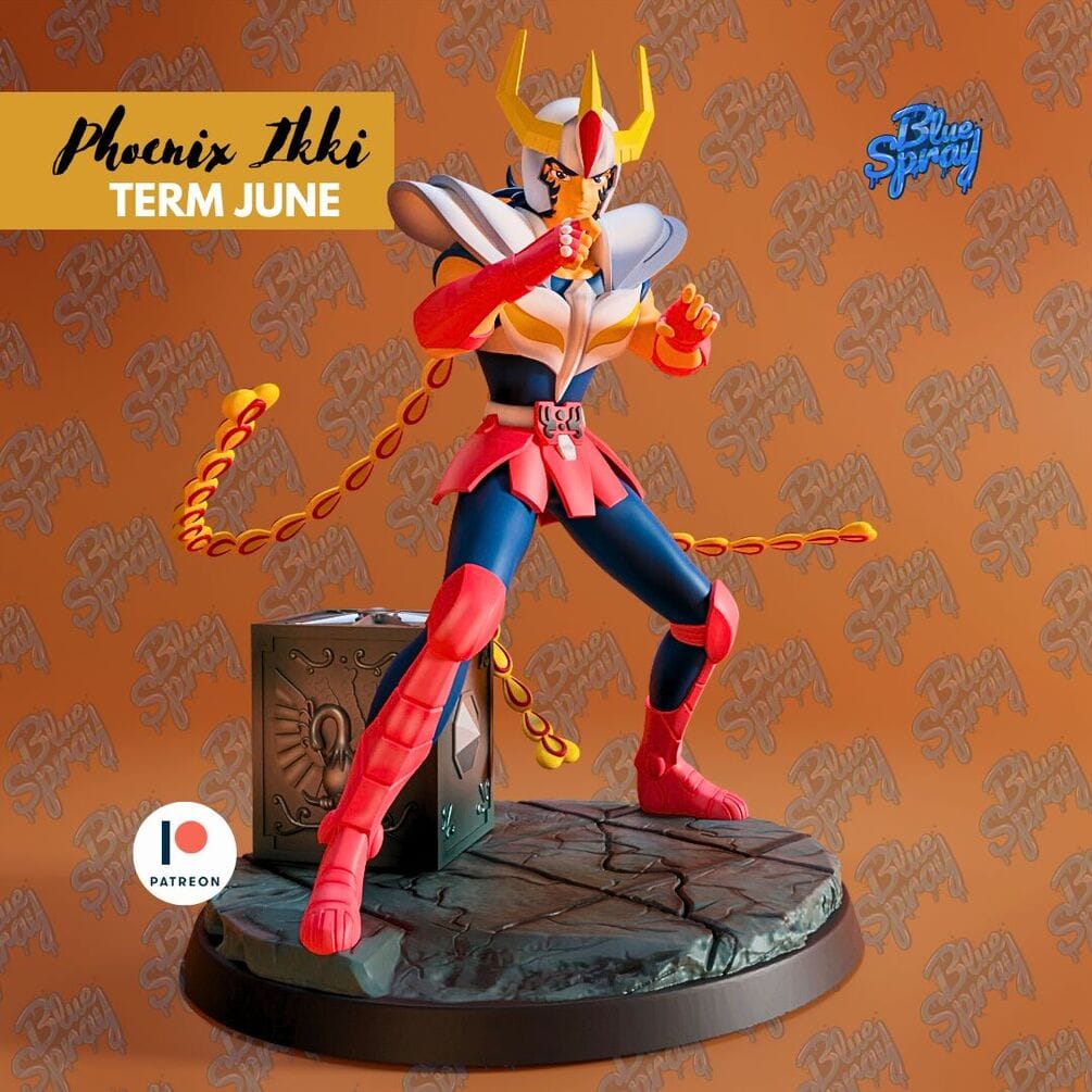 P站图纸印象馆 Blue Spray 圣斗士星矢 一辉 Blue Spray 圣斗士星矢 一辉