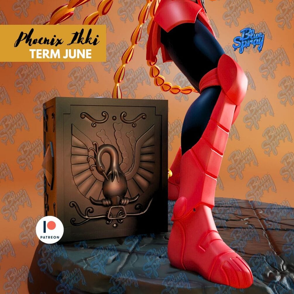 P站图纸印象馆 Blue Spray 圣斗士星矢 一辉 Blue Spray 圣斗士星矢 一辉