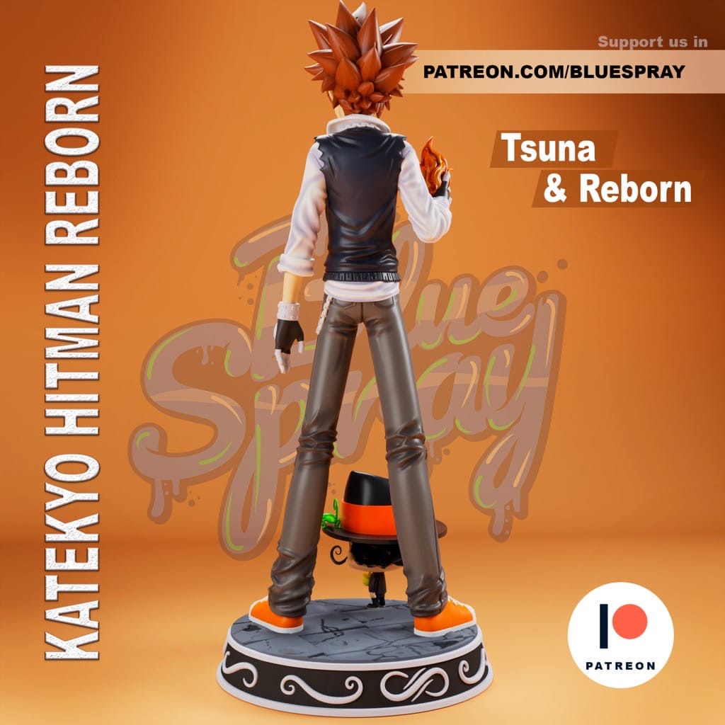 P站图纸印象馆 Blue Spray 家庭教师 沢田纲吉 Blue Spray 家庭教师 沢田纲吉