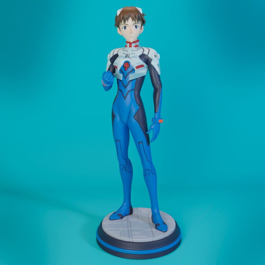 P站图纸印象馆 Blue Spray 新世纪福音战士 碇真嗣 Blue Spray 新世纪福音战士 碇真嗣