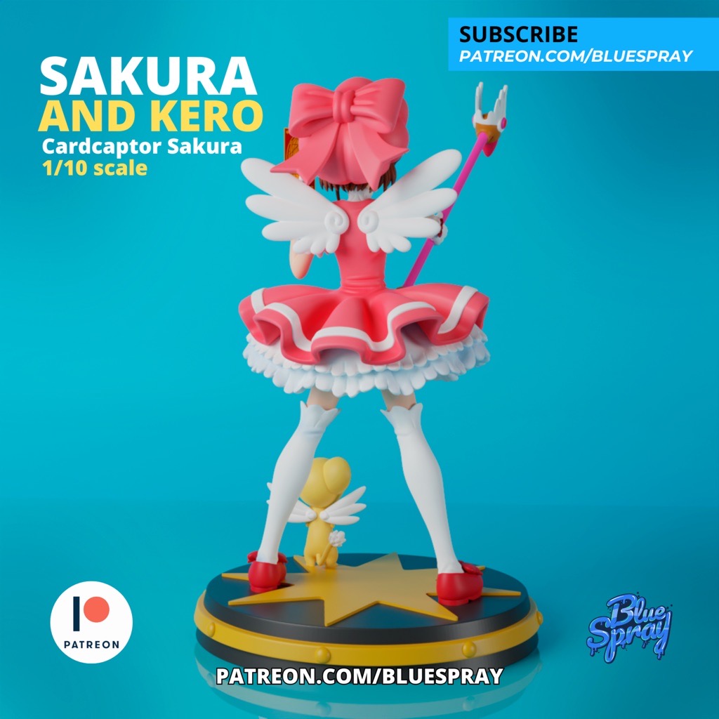 P站图纸印象馆 Blue Spray 魔卡少女樱 木之本樱 Blue Spray 魔卡少女樱 木之本樱