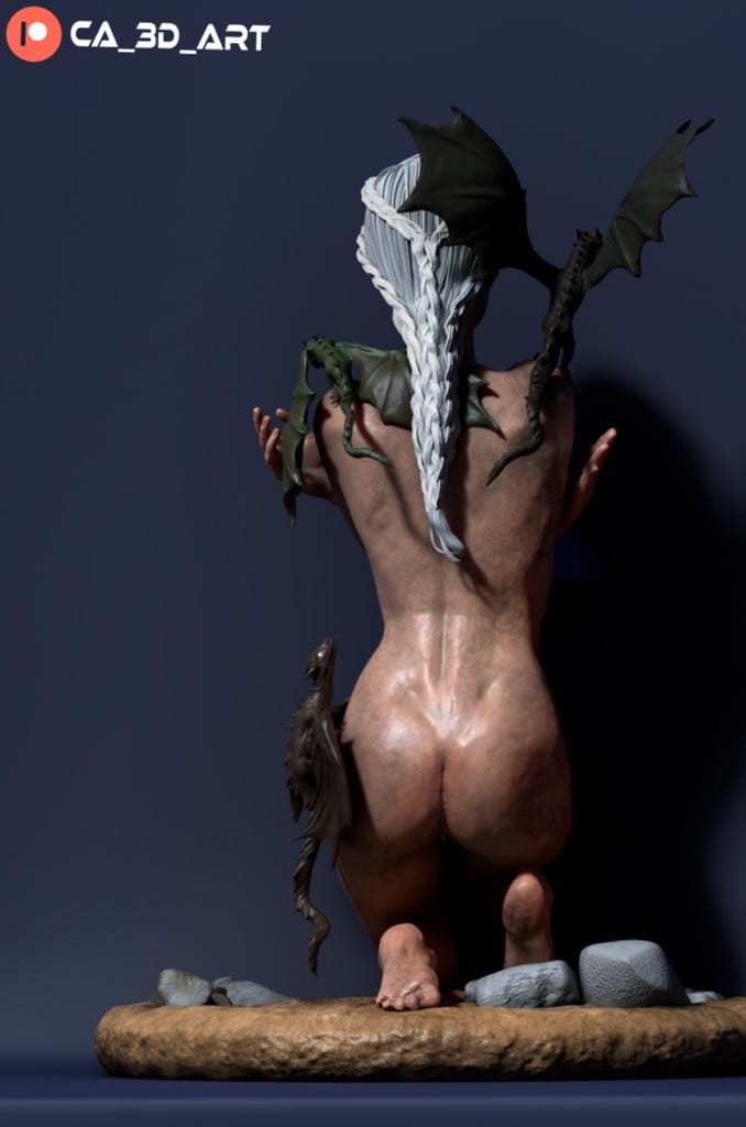 P站图纸印象馆 CA3D 权力的游戏 龙女 CA3D 权力的游戏 龙女