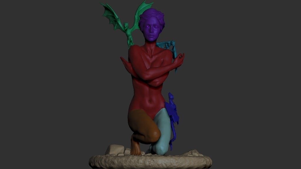 P站图纸印象馆 CA3D 权力的游戏 龙女 CA3D 权力的游戏 龙女