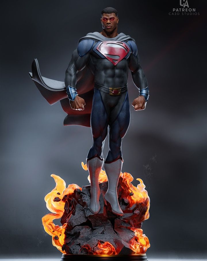 P站图纸印象馆 CA3D DC 黑超人 法尔·佐德 CA3D DC 黑超人 法尔·佐德