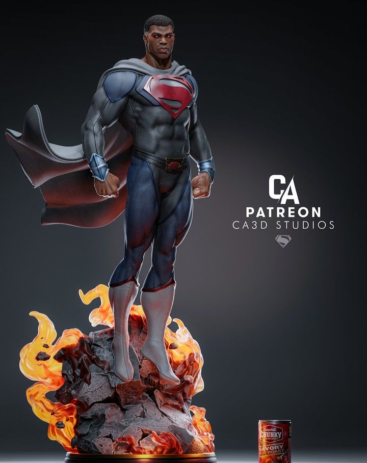 P站图纸印象馆 CA3D DC 黑超人 法尔·佐德 CA3D DC 黑超人 法尔·佐德