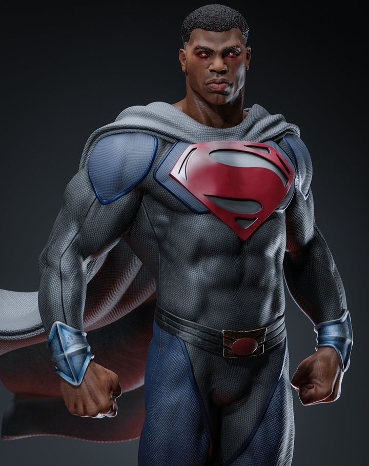 P站图纸印象馆 CA3D DC 黑超人 法尔·佐德 CA3D DC 黑超人 法尔·佐德