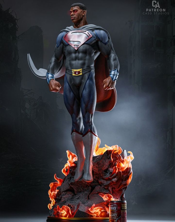 P站图纸印象馆 CA3D DC 黑超人 法尔·佐德 CA3D DC 黑超人 法尔·佐德