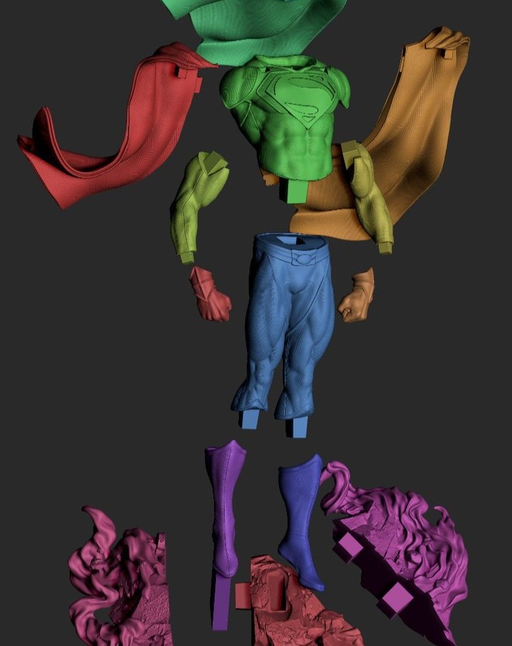 P站图纸印象馆 CA3D DC 黑超人 法尔·佐德 CA3D DC 黑超人 法尔·佐德