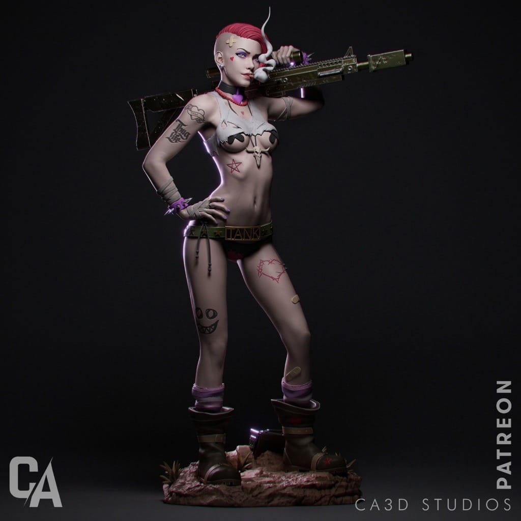 P站图纸印象馆 CA3D 坦克女郎 Tank Girl CA3D 坦克女郎 Tank Girl