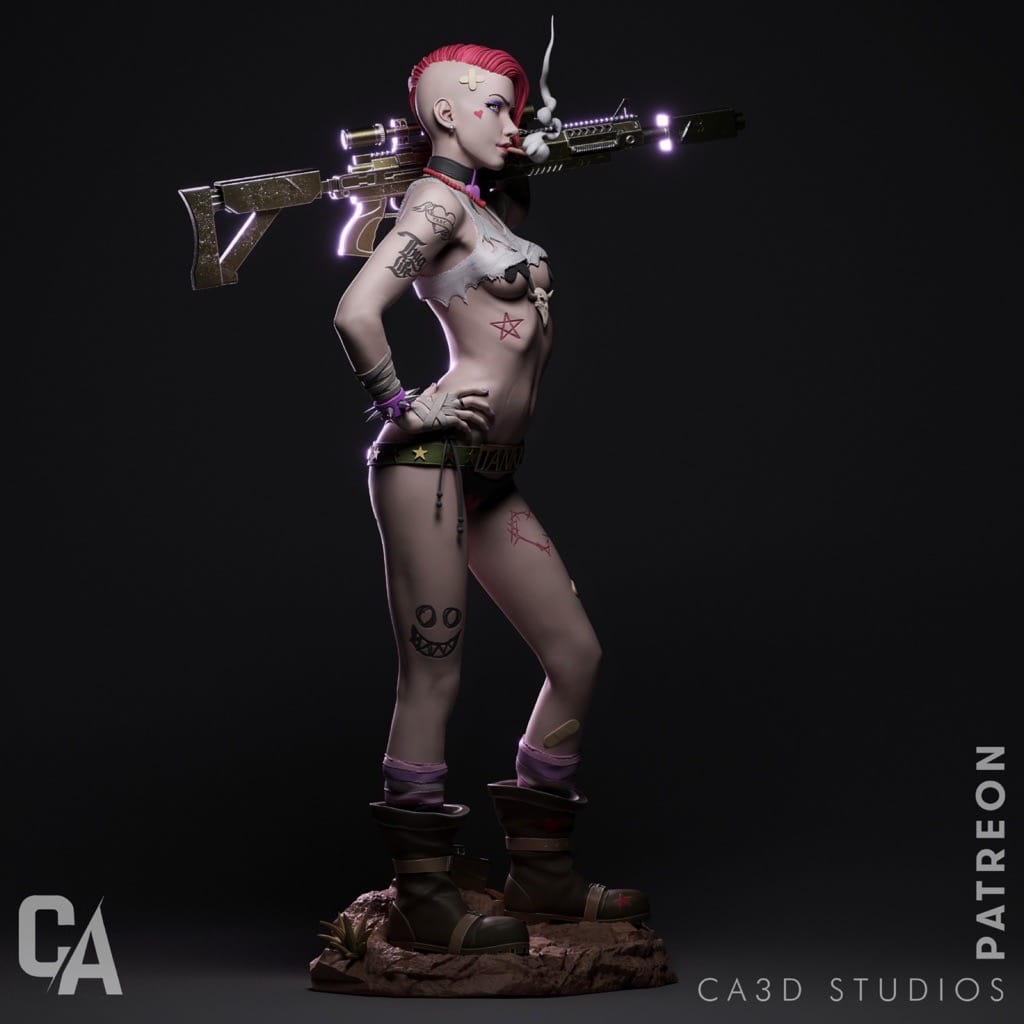 P站图纸印象馆 CA3D 坦克女郎 Tank Girl CA3D 坦克女郎 Tank Girl