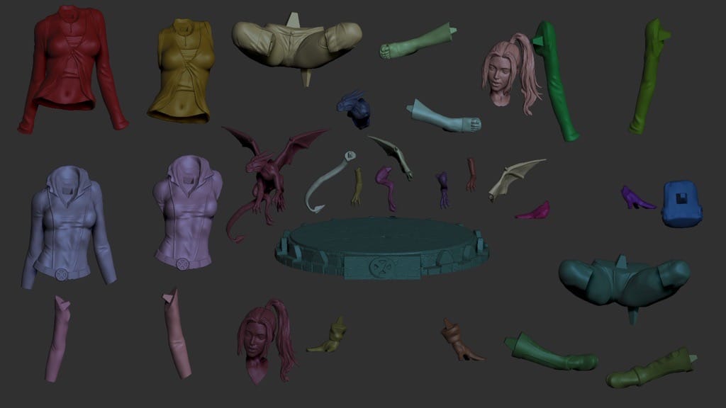 P站图纸印象馆 CA3D 漫威 幻影猫 凯蒂·普莱德 CA3D 漫威 幻影猫 凯蒂·普莱德