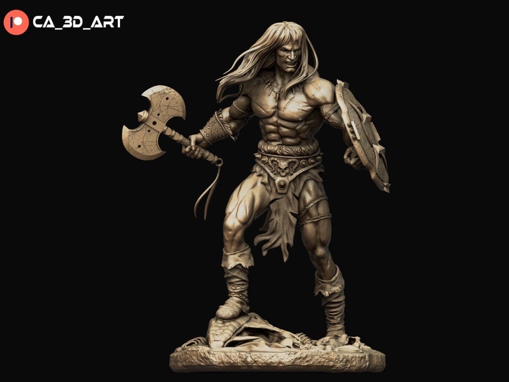 P站图纸印象馆 CA3D 漫威 野蛮人柯南 CA3D 漫威 野蛮人柯南