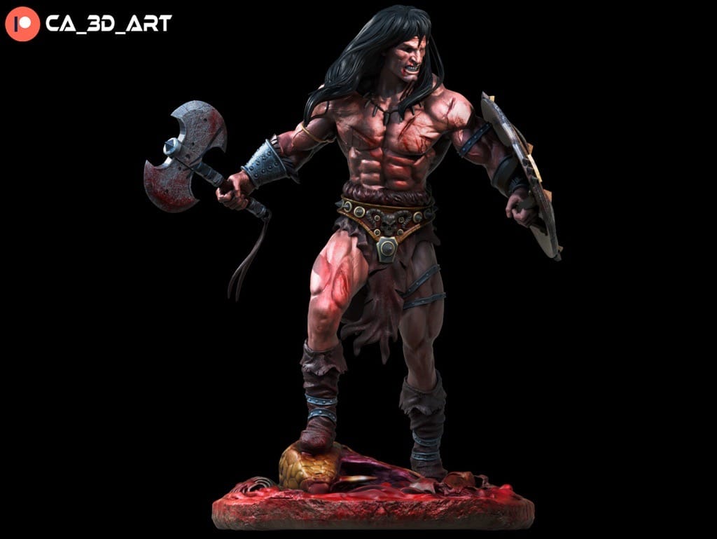 P站图纸印象馆 CA3D 漫威 野蛮人柯南 CA3D 漫威 野蛮人柯南