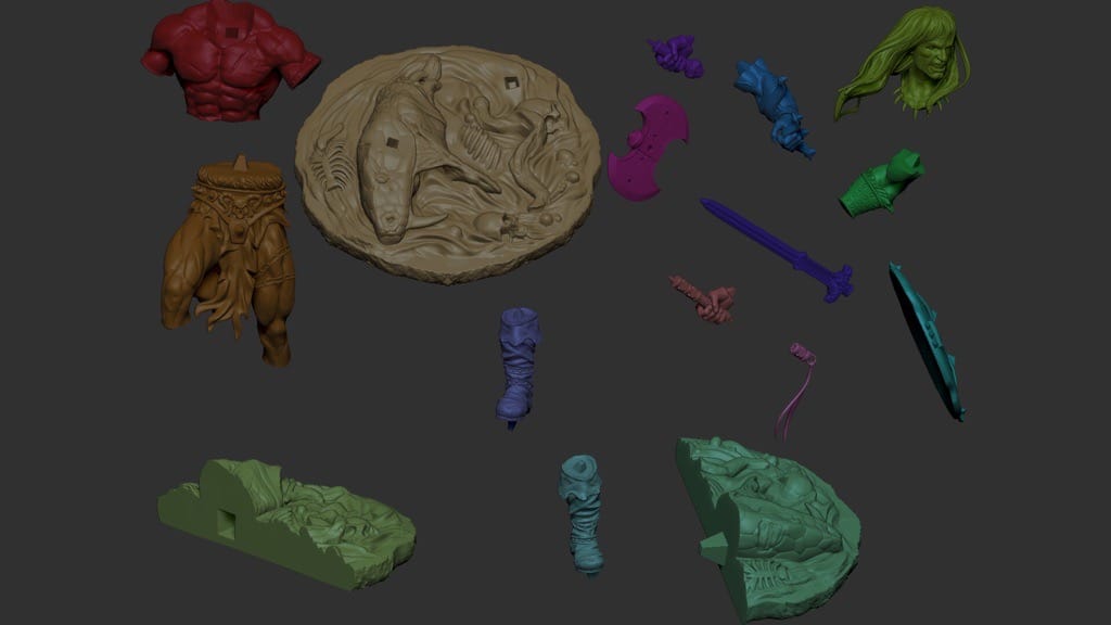 P站图纸印象馆 CA3D 漫威 野蛮人柯南 CA3D 漫威 野蛮人柯南