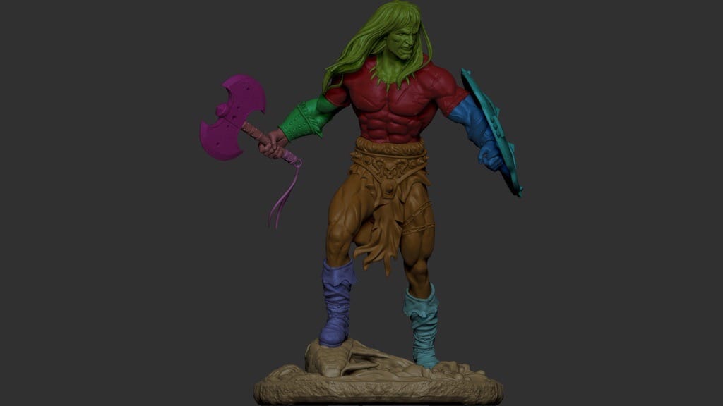 P站图纸印象馆 CA3D 漫威 野蛮人柯南 CA3D 漫威 野蛮人柯南