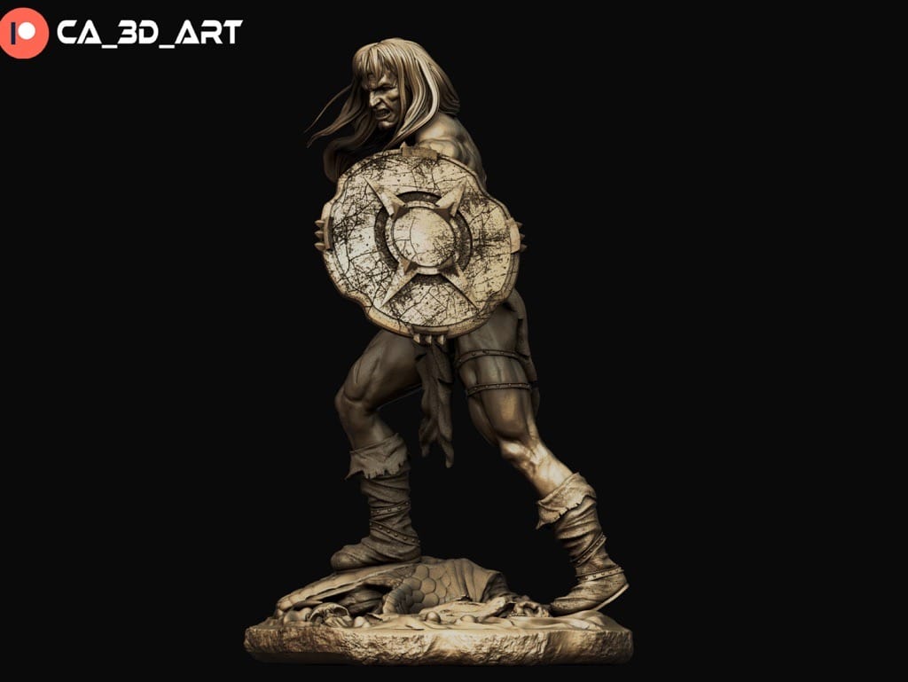 P站图纸印象馆 CA3D 漫威 野蛮人柯南 CA3D 漫威 野蛮人柯南