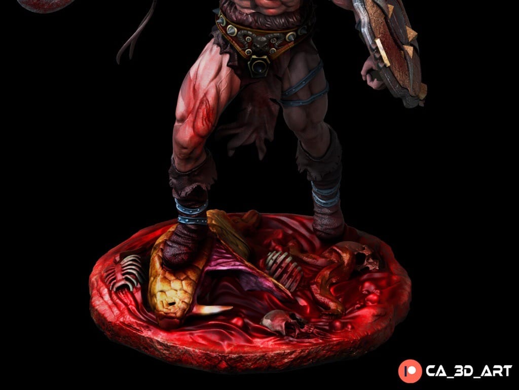 P站图纸印象馆 CA3D 漫威 野蛮人柯南 CA3D 漫威 野蛮人柯南