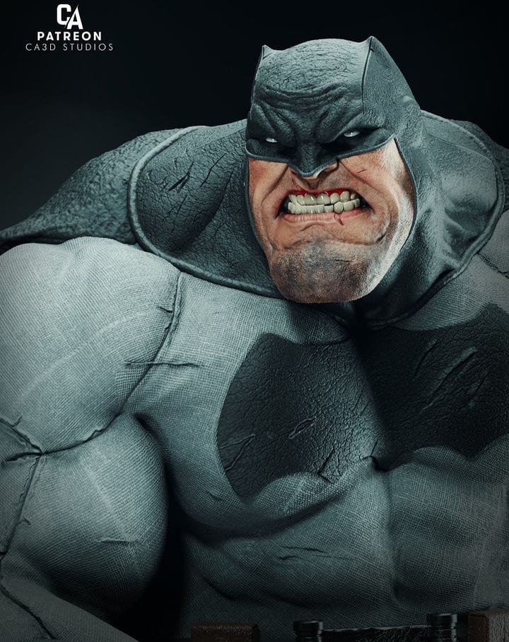 P站图纸印象馆 CA3D 蝙蝠侠 CA3D 蝙蝠侠