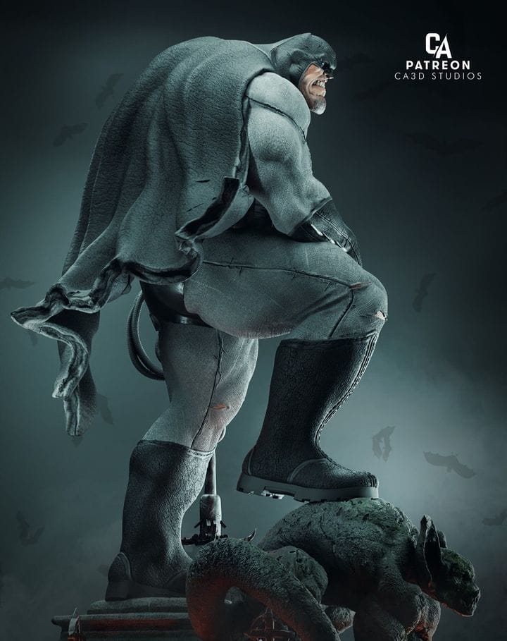 P站图纸印象馆 CA3D 蝙蝠侠 CA3D 蝙蝠侠