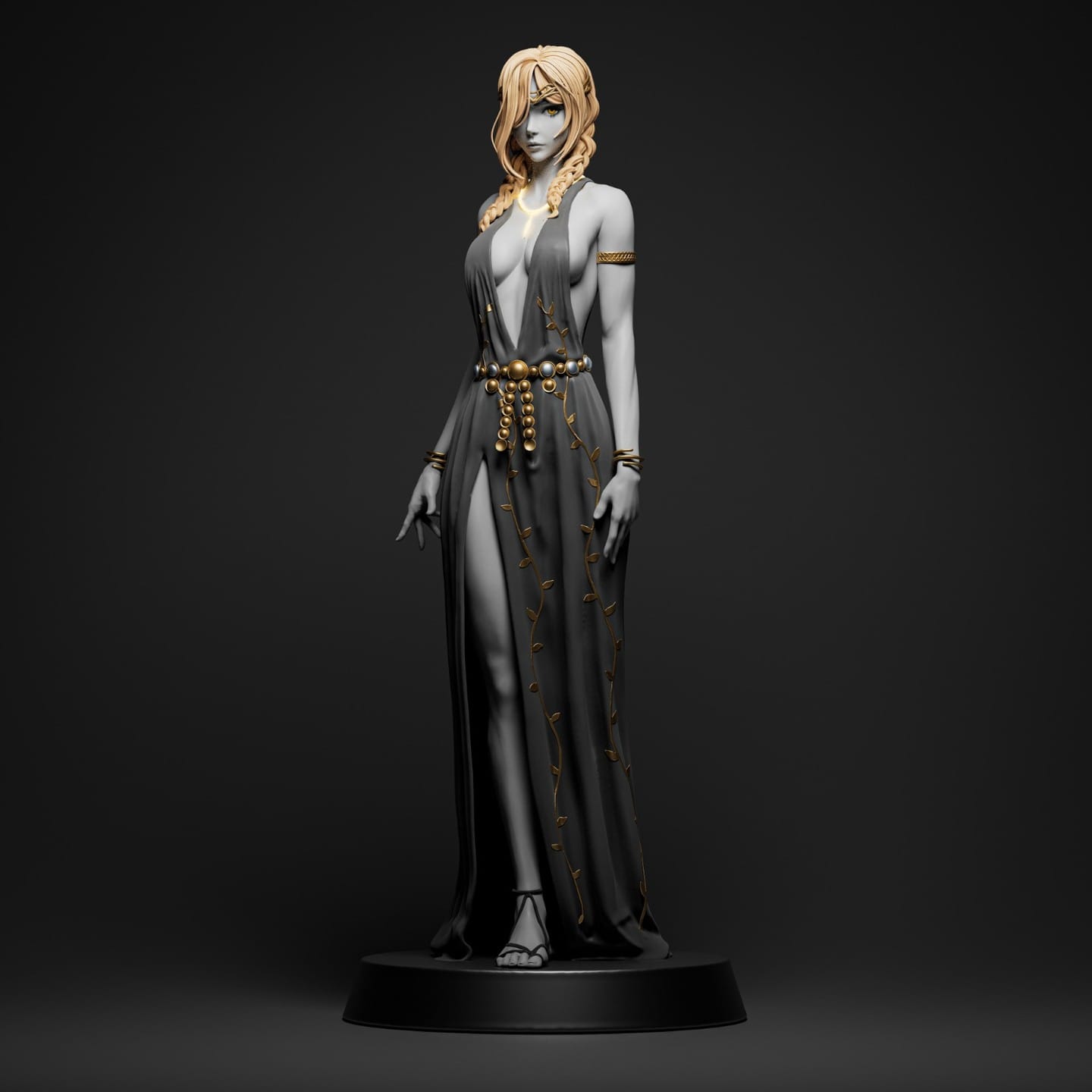 P站图纸印象馆 CA3D 艾尔登法环 永恒女王 玛莉卡 CA3D 艾尔登法环 永恒女王 玛莉卡