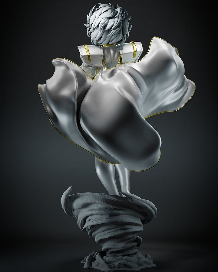 P站图纸印象馆 CA3D 漫威 X战警 暴风女 CA3D 漫威 X战警 暴风女