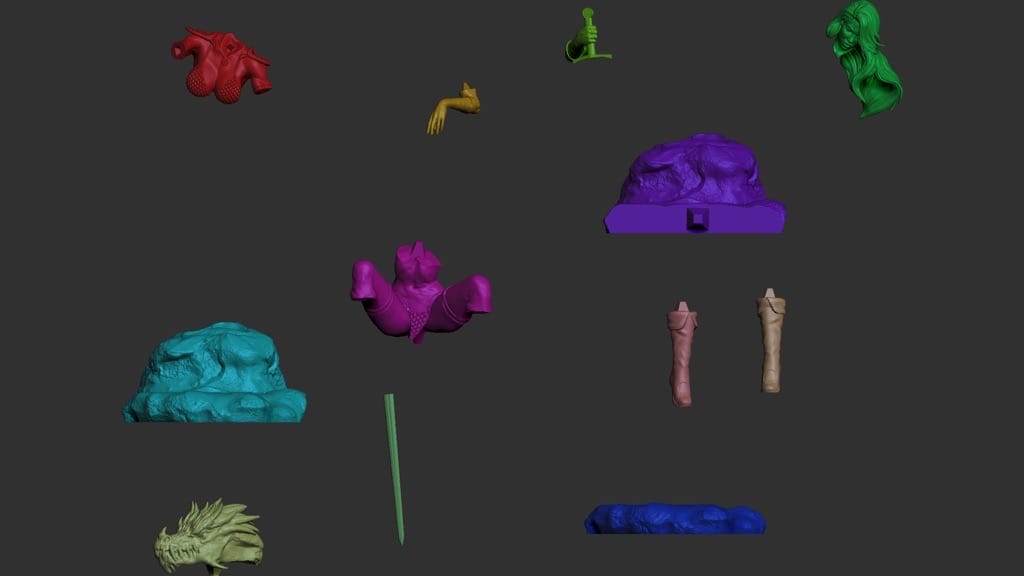 P站图纸印象馆 CA3D 女王神剑 索尼娅 CA3D 女王神剑 索尼娅