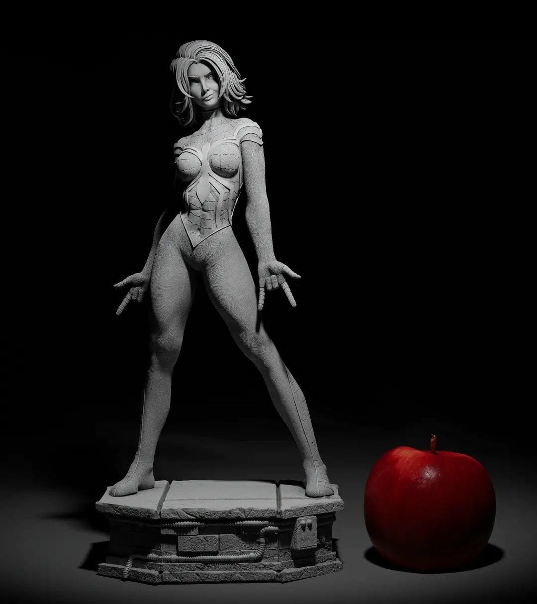 P站图纸印象馆 CA3D 漫威 蜘蛛女 CA3D 漫威 蜘蛛女