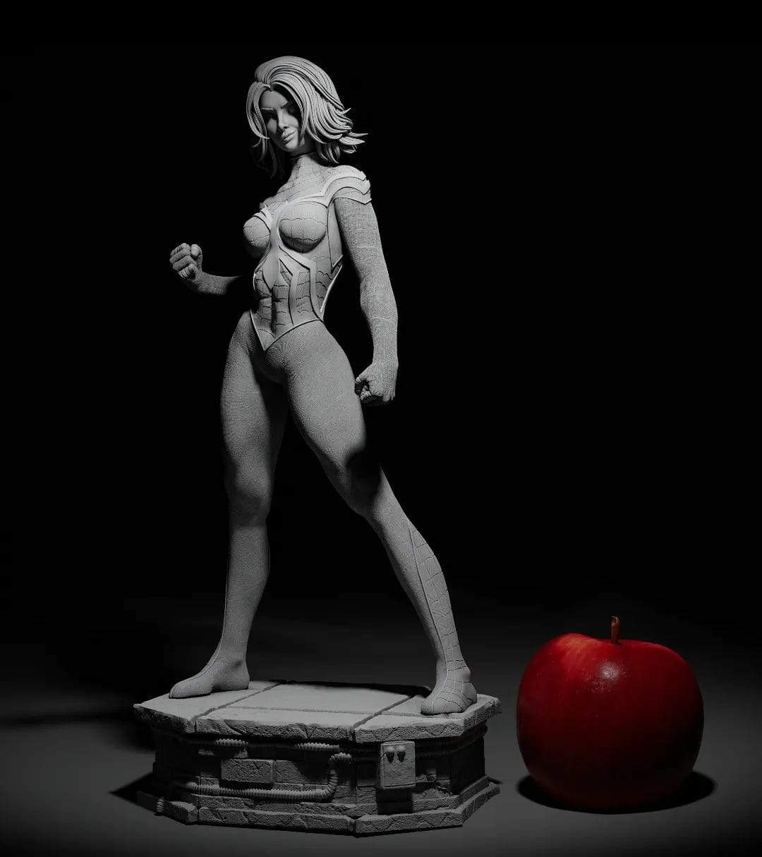 P站图纸印象馆 CA3D 漫威 蜘蛛女 CA3D 漫威 蜘蛛女