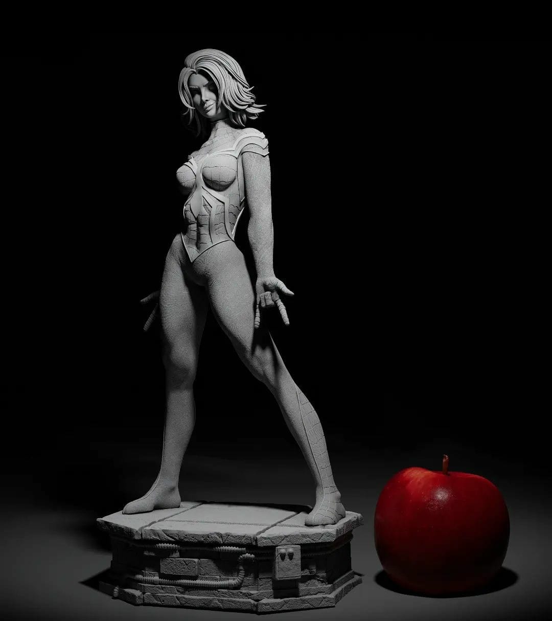 P站图纸印象馆 CA3D 漫威 蜘蛛女 CA3D 漫威 蜘蛛女