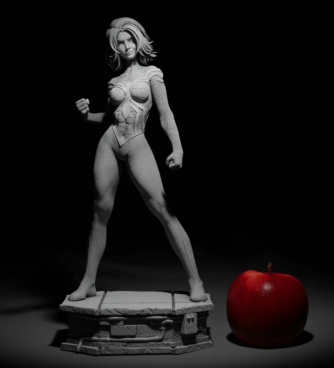 P站图纸印象馆 CA3D 漫威 蜘蛛女 CA3D 漫威 蜘蛛女