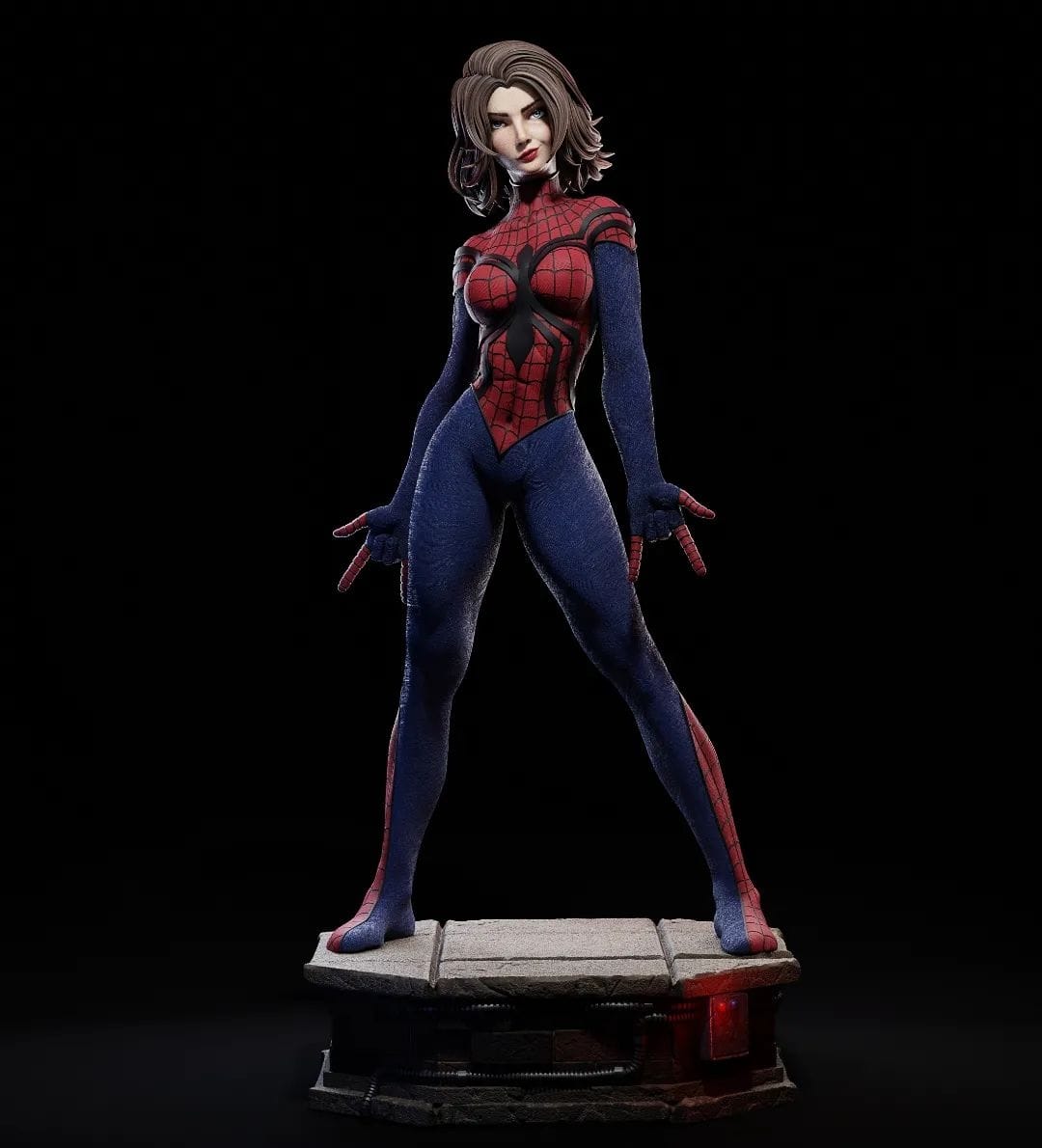 P站图纸印象馆 CA3D 漫威 蜘蛛女 CA3D 漫威 蜘蛛女